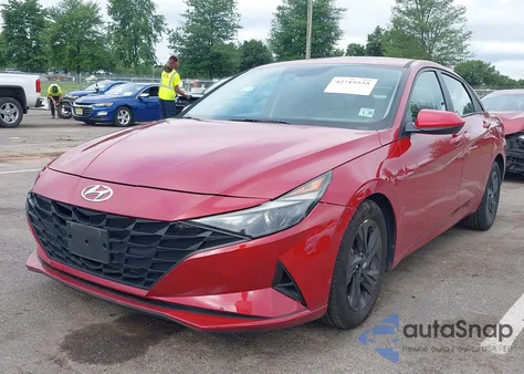 2021 Hyundai Elantra Sel из США, поврежденный, VIN KMHLM4AG4MU140180